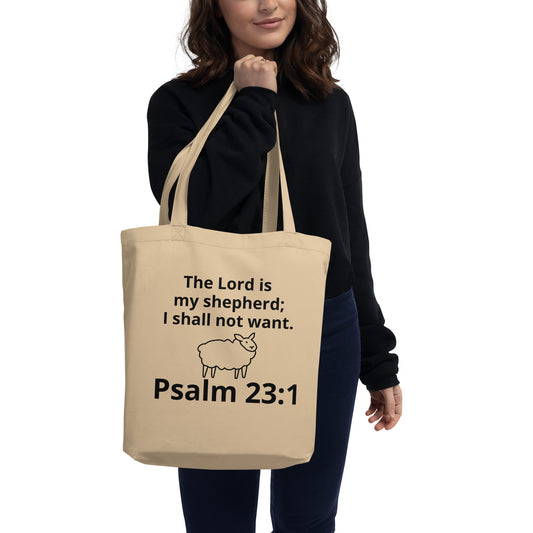 Psalm 23 - Eco Tote Bag